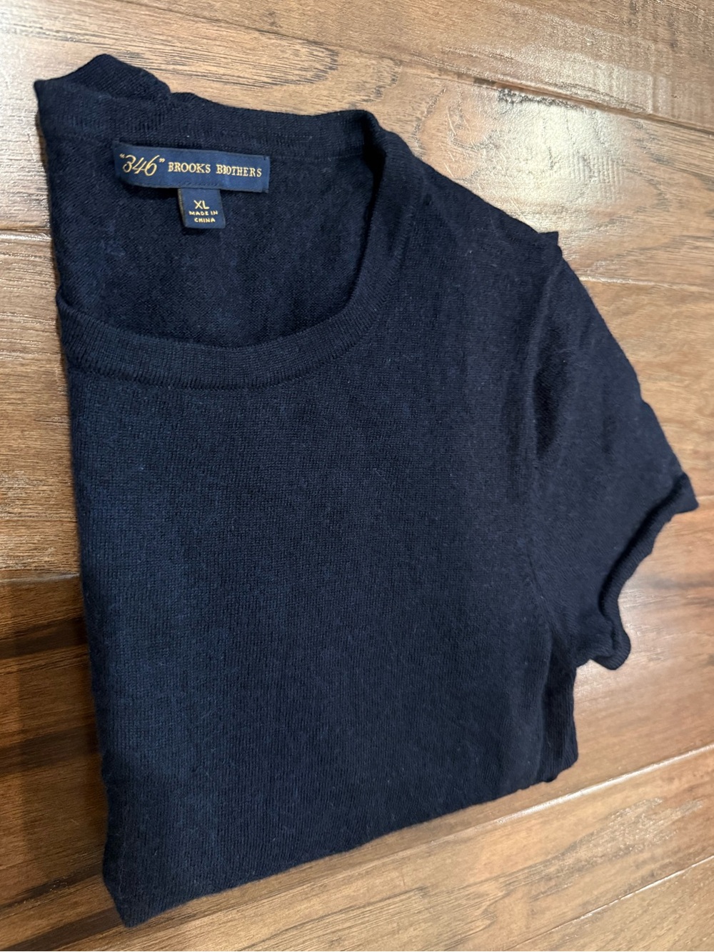Brooks Brothers Navy Knit Sweater Women’s XL